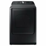 7.4 cu. ft. Capacity Gas Dryer with Sensor Dry in Brushed Black - Image 2