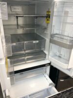 27 cu. ft. Large Capacity 3-Door French Door Refrigerator with External Water & Ice Dispenser in Stainless Steel - Image 4