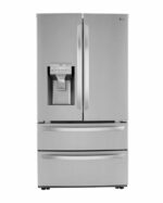 22 cu ft. Smart Counter Depth Double Freezer Refrigerator with Craft Ice™