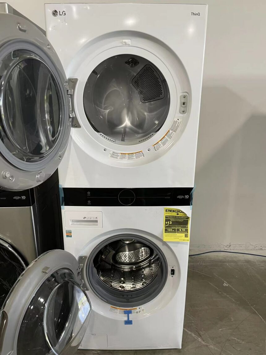 lg wash tower laundry center